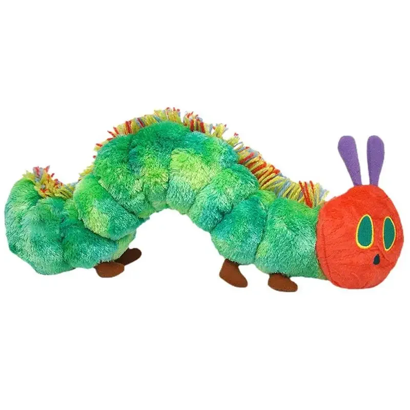 Kids Toys Very - 27CM Miękka Zabawka Gąsienica Zielona Bawełniana