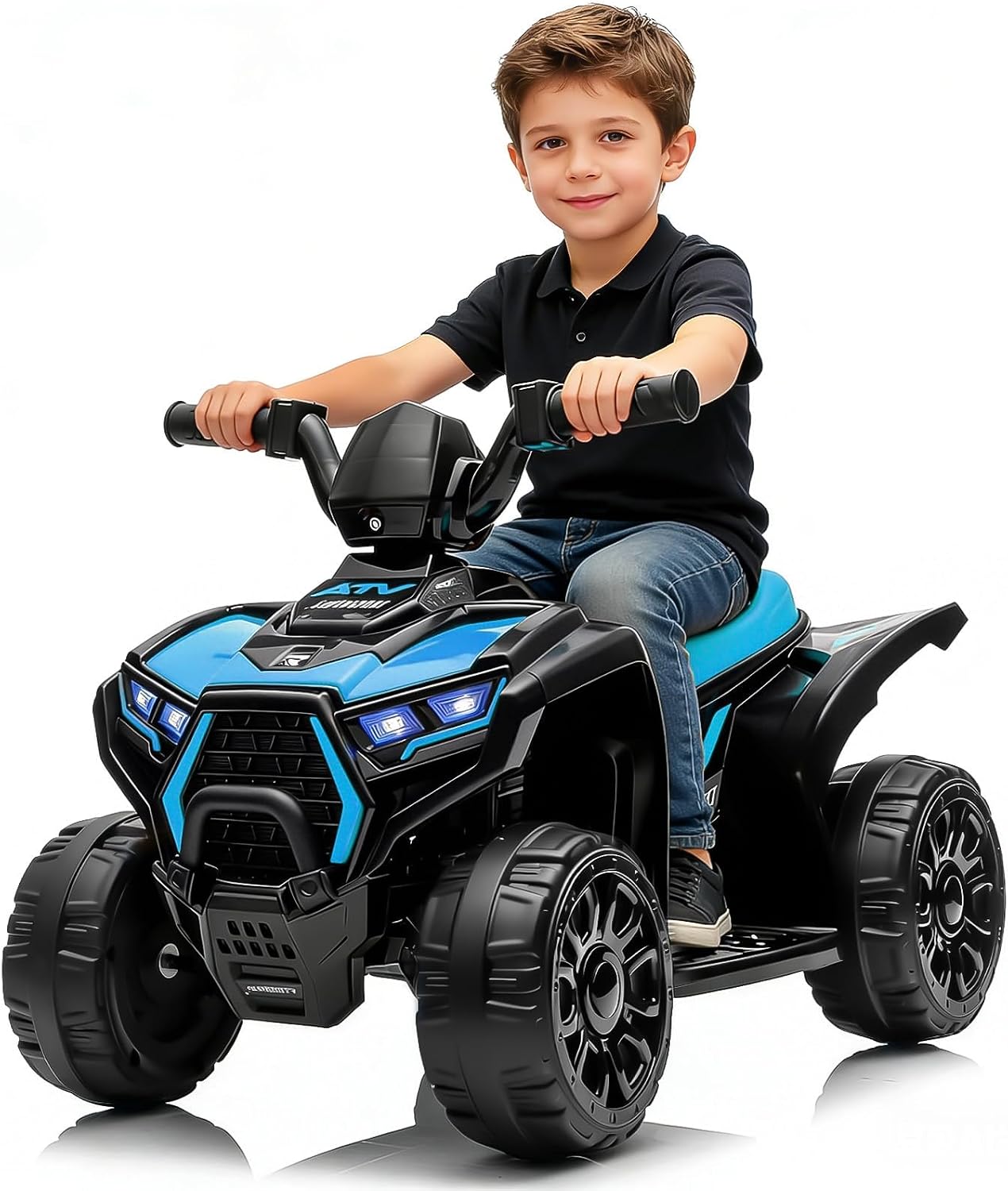Kids Toys Quad - Niebieski dziecięcy quad ATV 6V, 390