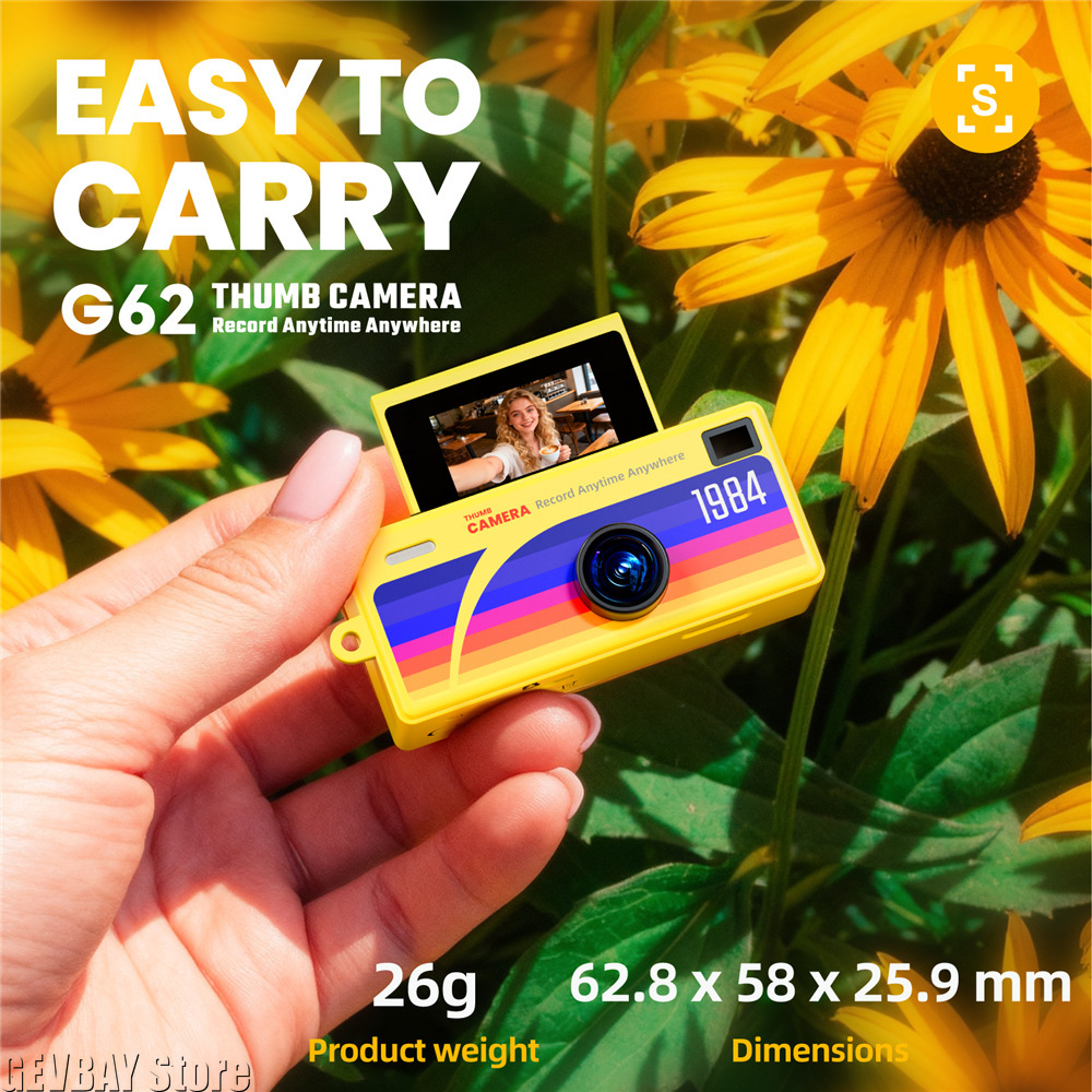 G62 Retro Mini Kamera w Kształ – Kids Toys Youtube recenzja i cena