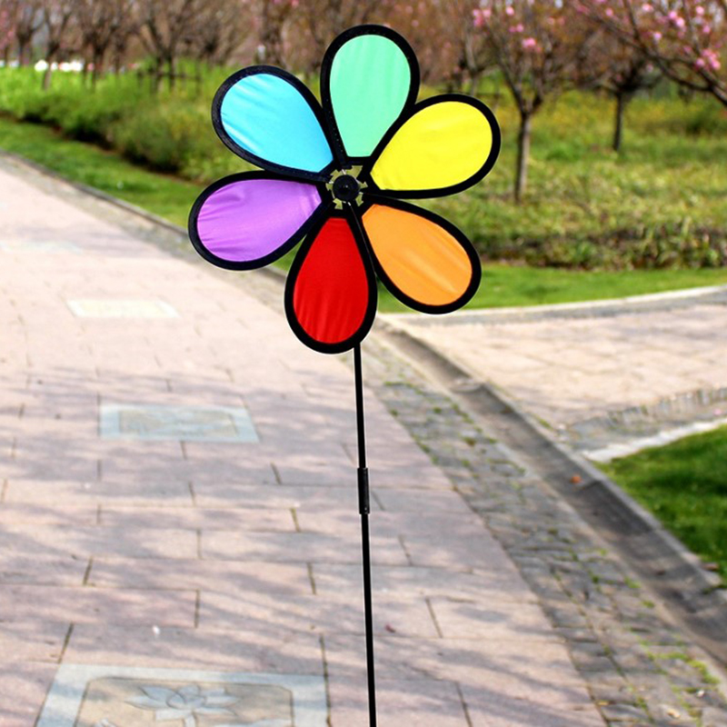 【M】1 szt. Kolorowy wiatrak ozd – Kids Yard Toys recenzja i cena