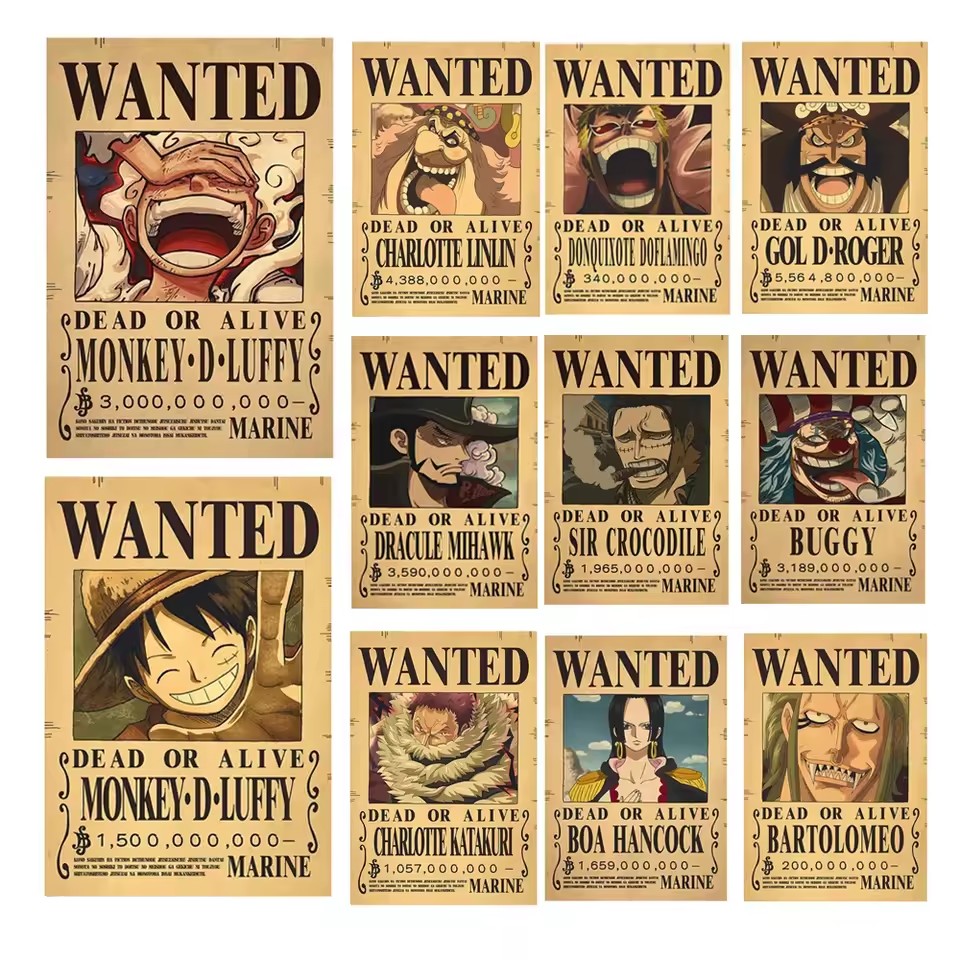 Anime One Piece Plakaty z list – Kids Toys Vintage recenzja i cena