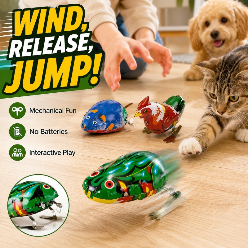 Tradycyjna nakręcana zabawka ż – Kids Toys Vintage recenzja i cena