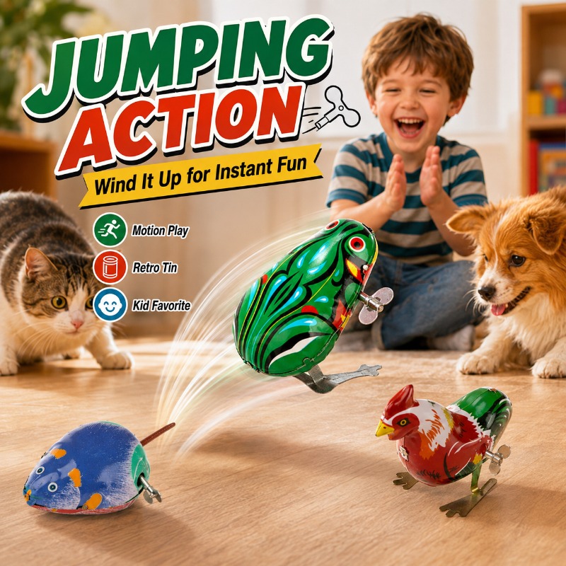 Tradycyjna nakręcana zabawka ż – Kids Toys Vintage recenzja i cena