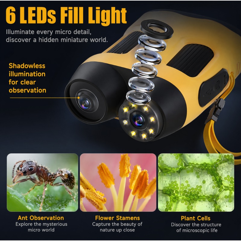 Kamera Mikroskopowa 4K 1000X C – Kids Toys Top View recenzja i cena